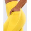 imageCRZ YOGA Womens Butterluxe Workout Capri Leggings with Pockets 21 Inches  High Waisted Gym Athletic Crop YogaHigh Visibility Yellow