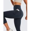 imageCRZ YOGA Womens Butterluxe Workout Capri Leggings with Pockets 21 Inches  High Waisted Gym Athletic Crop YogaTrue Navy
