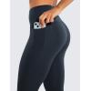 imageCRZ YOGA Womens Butterluxe Workout Capri Leggings with Pockets 21 Inches  High Waisted Gym Athletic Crop YogaTrue Navy