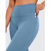 imageCRZ YOGA Womens Butterluxe Workout Capri Leggings with Pockets 21 Inches  High Waisted Gym Athletic Crop YogaUniverse Blue