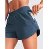 imageCRZ YOGA Womens High Waisted Running Shorts Mesh Liner 3 Dolphin Quick Dry for Athletic Gym Track Workout with Zip PocketStelindigo