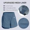 imageCRZ YOGA Womens High Waisted Running Shorts Mesh Liner 3 Dolphin Quick Dry for Athletic Gym Track Workout with Zip PocketStelindigo