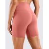 imageCRZ YOGA Womens Naked Feeling Biker Shorts  6 Inches High Waist Yoga Workout Running Gym SpandexBriar Rose