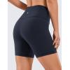 imageCRZ YOGA Womens Naked Feeling Biker Shorts  6 Inches High Waist Yoga Workout Running Gym SpandexNavy