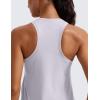 imageCRZ YOGA Womens Pima Cotton Racerback Workout Tank Tops Scoop Neck Athletic Loose Sleeveless ShirtsIced Iris