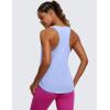 imageCRZ YOGA Womens Pima Cotton Racerback Workout Tank Tops Scoop Neck Athletic Loose Sleeveless ShirtsPeriwinkle Purple