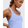 imageCRZ YOGA Womens Pima Cotton Racerback Workout Tank Tops Scoop Neck Athletic Loose Sleeveless ShirtsPeriwinkle Purple