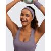 imageCRZ YOGA Womens Pima Cotton Racerback Workout Tank Tops Scoop Neck Athletic Loose Sleeveless ShirtsPurple Gray