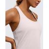 imageCRZ YOGA Womens Pima Cotton Racerback Workout Tank Tops Scoop Neck Athletic Loose Sleeveless ShirtsSmoky Blush