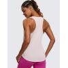 imageCRZ YOGA Womens Pima Cotton Racerback Workout Tank Tops Scoop Neck Athletic Loose Sleeveless ShirtsSmoky Blush