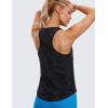 imageCRZ YOGA Womens Pima Cotton Racerback Workout Tank Tops Scoop Neck Athletic Loose Sleeveless ShirtsTie Dye Smoke Ink