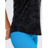 imageCRZ YOGA Womens Pima Cotton Racerback Workout Tank Tops Scoop Neck Athletic Loose Sleeveless ShirtsTie Dye Smoke Ink
