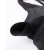 imageCRZ YOGA Womens Strappy Longline Sports Bra  Medium Impact Criss Cross Yoga Padded Workout Crop TopBlack