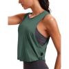 Deep Armhole-graphite Green