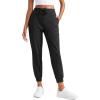 imageCRZ YOGA Soft Stretchy Joggers Sweatpants Women 25 Capri Casual Lounge Pajama Workout Sweat Pants with PocketsBlack