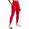 imageCRZ YOGA Women Butterbreeze Workout Leggings with Pockets 25  High Waist Tummy Control Athletic Gym Yoga Running PantsRed Chili