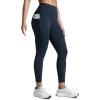 imageCRZ YOGA Women Butterbreeze Workout Leggings with Pockets 25  High Waist Tummy Control Athletic Gym Yoga Running PantsTrue Navy