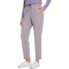 imageCRZ YOGA Womens 4Way Stretch Ankle Golf Pants 78 Casual Dress Work Athletic Travel Workout Sweatpants with PocketsGull Gray
