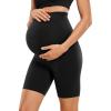 imageCRZ YOGA Womens Butterluxe Maternity Biker Shorts Over The Belly 6quot  Pregnancy Yoga Workout ActivewearBlack