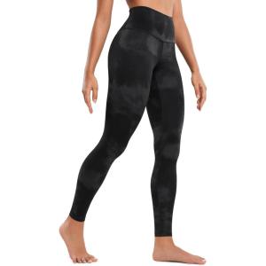 imageCRZ YOGA Butterluxe High Waisted Lounge Leggings 28  Workout Yoga Pants for Women Buttery SoftBlack Tie Dye Flowers