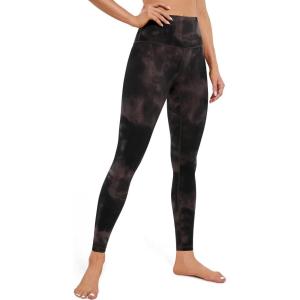imageCRZ YOGA Butterluxe High Waisted Lounge Leggings 28  Workout Yoga Pants for Women Buttery SoftTaupe Tie Dye Flowers