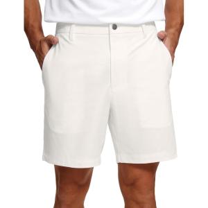 imageCRZ YOGA Mens All Day Comfy Golf Shorts  7quot9quot Stretch Lightweight Flat Front for Casual Work with PocketsMilky White Bone