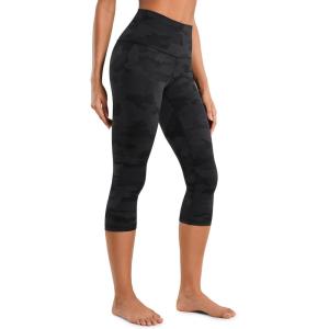 imageCRZ YOGA Womens Butterluxe High Waisted Lounge Leggings 19 Inches  Workout Buttery Soft Capris Yoga PantsDark Grey Camouflage 2