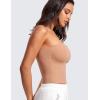 imageCRZ YOGA Butterluxe Double Lined Tube Tops for Women Going Out Crop Sleeveless Tank Bandeau Strapless Casual ShirtsMocha Mousse