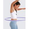 imageCRZ YOGA Girl Butterluxe Double Lined Sleeveless Tank Tops  Camisole Spaghetti Y Back Long Sports Bra for Teen Kid DanceWhite