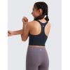 imageCRZ YOGA Girls Butterluxe Double Lined Tank Tops High Neck Racerback Cropped Basic Sleeveless Dance YogaTrue Navy