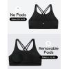 imageCRZ YOGA Girls Butterluxe Training Bra  Strappy Scoop Neck for Teens Kids Yoga Sports Comfort Dance Crop TopBlack