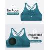 imageCRZ YOGA Girls Butterluxe Training Bra  Strappy Scoop Neck for Teens Kids Yoga Sports Comfort Dance Crop TopBorealis Green