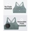 imageCRZ YOGA Girls Butterluxe Training Bra  Strappy Scoop Neck for Teens Kids Yoga Sports Comfort Dance Crop TopGrey Sage