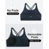 imageCRZ YOGA Girls Butterluxe Training Bra  Strappy Scoop Neck for Teens Kids Yoga Sports Comfort Dance Crop TopTrue Navy