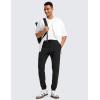 imageCRZ YOGA Mens 4Way Stretch Golf Joggers with Pockets 30quot32quot  Track Gym Athletic Workout Hiking PantsBlack