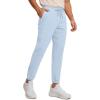 imageCRZ YOGA Mens 4Way Stretch Golf Joggers with Pockets 30quot32quot  Track Gym Athletic Workout Hiking PantsChambray Blue