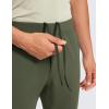 imageCRZ YOGA Mens 4Way Stretch Golf Joggers with Pockets 30quot32quot  Track Gym Athletic Workout Hiking PantsDark Olive