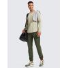 imageCRZ YOGA Mens 4Way Stretch Golf Joggers with Pockets 30quot32quot  Track Gym Athletic Workout Hiking PantsDark Olive