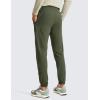 imageCRZ YOGA Mens 4Way Stretch Golf Joggers with Pockets 30quot32quot  Track Gym Athletic Workout Hiking PantsDark Olive