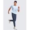 imageCRZ YOGA Mens 4Way Stretch Golf Joggers with Pockets 30quot32quot  Track Gym Athletic Workout Hiking PantsElectric Blue