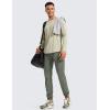 imageCRZ YOGA Mens 4Way Stretch Golf Joggers with Pockets 30quot32quot  Track Gym Athletic Workout Hiking PantsGrey Sage