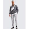 imageCRZ YOGA Mens 4Way Stretch Golf Joggers with Pockets 30quot32quot  Track Gym Athletic Workout Hiking PantsGull Gray