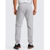 imageCRZ YOGA Mens 4Way Stretch Golf Joggers with Pockets 30quot32quot  Track Gym Athletic Workout Hiking PantsGull Gray