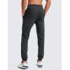 imageCRZ YOGA Mens 4Way Stretch Golf Joggers with Pockets 30quot32quot  Track Gym Athletic Workout Hiking PantsInk Gray