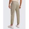 imageCRZ YOGA Mens 4Way Stretch Golf Joggers with Pockets 30quot32quot  Track Gym Athletic Workout Hiking PantsKhali Barley