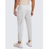 imageCRZ YOGA Mens 4Way Stretch Golf Joggers with Pockets 30quot32quot  Track Gym Athletic Workout Hiking PantsPlatinum Grey