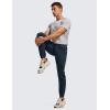 imageCRZ YOGA Mens 4Way Stretch Golf Joggers with Pockets 30quot32quot  Track Gym Athletic Workout Hiking PantsTrue Navy