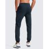 imageCRZ YOGA Mens 4Way Stretch Golf Joggers with Pockets 30quot32quot  Track Gym Athletic Workout Hiking PantsTrue Navy