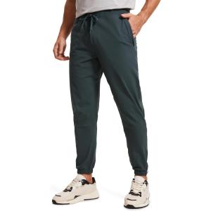 imageCRZ YOGA Mens 4Way Stretch Golf Joggers with Pockets 30quot32quot  Track Gym Athletic Workout Hiking PantsMelanite