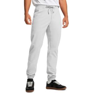 imageCRZ YOGA Mens 4Way Stretch Golf Joggers with Pockets 30quot32quot  Track Gym Athletic Workout Hiking PantsPlatinum Grey